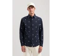 Dstrezzed Ds_thomas Jacquard Shirt Collegiate Blue size M | Casual Shirts Outlet | Men | Blue M