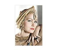 DSTRJ Greta Garbo Publicity still for 'Mata Hari' C. 1931 Poster Canvas Poster Bedroom Decor Landscape Office Room Decor Gift 16x24inch(40x60cm)