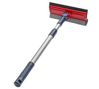 DSV Standard Professional Window Squeegee | 2-in-1 Window Cleaner Sponge and Soft Rubber Strip With Telescopic Extension Pole 20" - 30"(50cm-76cm) | Adjustable To Clean From Multiple Angles