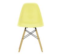 DSW plastic chair - maple base - Charles & Ray Eames Lemon yellow one size