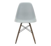 DSW plastic chair - maple base - Charles & Ray Eames Light grey
