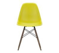 DSW plastic chair - maple base - Charles & Ray Eames Mustard