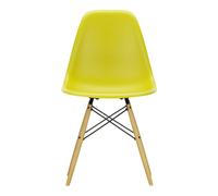 DSW plastic chair - maple base - Charles & Ray Eames Mustard one size