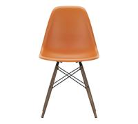 DSW plastic chair - maple base - Charles & Ray Eames Orange Rouille one size