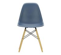 DSW plastic chair - maple base - Charles & Ray Eames Sea blue one size