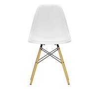 DSW plastic chair - maple base - Charles & Ray Eames White one size