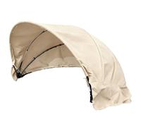 DSWCKNVK Patio Willow Daybed Canopy, Sun Island Outdoor Daybeds, Round Roof Replacement, Replacement Roof for Outdoor Use for Sun Lounger Accessories (Beige, 167.64 cm)