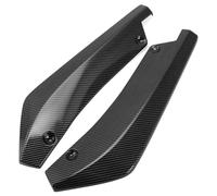 DSWERMG 2 Pcs Car Wrap Angle Spoiler for Ford Transit Custom Crew Cab 2013-2023, Rear Bumper Lip Splitter Protector Corner Diffuser Anti-Scratch, Car Accessories,Carbon Fiber Black