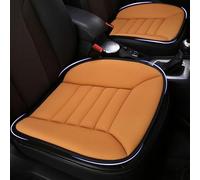 DSWERMG Car Seat Cushion for Skoda Yeti Spoiler, Front Seat Pad Protector Four Seasons Breathable Pain Relief Interior Accessories,Orange