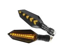 DSWILNV Motorcycle Blinkers Lamp Compatible With F900XR For G310GS For G310R For G650GS Motorcycle Turn Signals Blinker Flowing Flashing Lights Blinker Indicators Amber