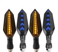 DSWILNV Motorcycle Blinkers Lamp Compatible With For Xvs950 For Bolt For Xvs950a For V-Star For XVS1300 Motorcycle Turn Signals Light Blinker Blinker Flowing Flashing Lights