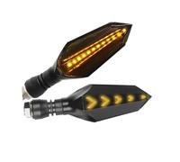 DSWILNV Motorcycle Blinkers Lamp Compatible With ST1300 For ST1300A For Transalp 600 650 700 750 Motorcycle Turn Signals Indicator Lights Flowing Flasher Lamp Indicators
