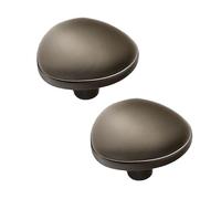 DSWZLQDXB 2 Pack Kitchen Cabinet Handle zinc Alloy Drawer Pulls Modern Minimalist Style Bathroom Wardrobe Door Knobs Children's Room Dresser Cupboard Levers (Grey)
