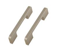 DSWZLQDXB 2 PCS Cabinet Knobs Solid Aluminium Alloy Handle Cabinet Pulls Multi-Colour for Cabinet,Dresser,Drawer Door Kitchen Cabinet Hardware Home Dcoration Door Levers (Hole Pitch 224mm,Champagne)