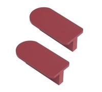 DSWZLQDXB 2 Pieces Cabinet Pulls Aluminium Alloy Cabinet Knobs Country Style Handle for Dresser,Drawer Door Kitchen Hardware Home Square and Round Door Levers Multi-Coloured (red)