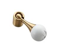 DSWZLQDXB 2 Pieces Cabinet Pulls Brass Door Handle Spherical Closet Handle Dressing Table Drawer Eyelet Gloves Cabinet Knobs Retro Door Levers Pendant (4)