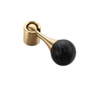 DSWZLQDXB 2 Pieces Cabinet Pulls Brass Door Handle Spherical Closet Handle Dressing Table Drawer Eyelet Gloves Cabinet Knobs Retro Door Levers Pendant (5)