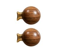 DSWZLQDXB 2 Pieces Cabinet Pulls+zinc Alloy Kids Door Knobs Wardrobe Spherical Fish Design Door Levers Furniture Door Handles for Drawers,Kitchen,Living Room (Walnut,30mm)