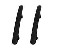 DSWZLQDXB 2pcs Cabinet Handles Colourful Kitchen Door Handles zinc Alloy Profiles Drawer Pulls Wardrobe Children's Room Knobs Cupboard Door Levers (Hole Distance 128mm,Black)