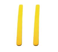 DSWZLQDXB 2pcs Cabinet Handles Colourful Kitchen Door Handles zinc Alloy Profiles Drawer Pulls Wardrobe Children's Room Knobs Cupboard Door Levers (Hole Distance 76mm,Yellow)