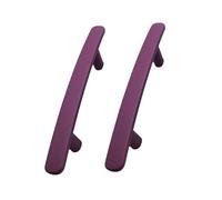 DSWZLQDXB 2pcs Cabinet Handles Colourful Kitchen Door Handles zinc Alloy Profiles Drawer Pulls Wardrobe Children's Room Knobs Cupboard Door Levers (Hole Distance 96mm,Purple)
