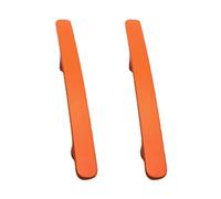 DSWZLQDXB 2pcs Cabinet Handles Colourful Kitchen Door Handles zinc Alloy Profiles Drawer Pulls Wardrobe Children's Room Knobs Cupboard Door Levers (Hole Distance 96mm,Orange)
