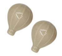 DSWZLQDXB 2pcs Cabinet Pulls Hot Air Balloon Design Furniture Knobs for Drawers Cute Ceramic Handle Colorful Wardrobe Multicolored Door Levers Kitchen,Living Room Kids Door Knobs (Brown)