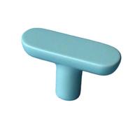 DSWZLQDXB Cabinet Handles Colourful Kitchen Handle Pure Copper Profiles Drawer Pulls Brass Wardrobe Children's Room Knobs Plus and Minus Sign Design Cupboard Door Levers (Minus,Blue)