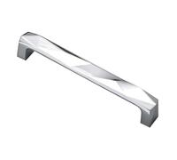 DSWZLQDXB Door Handles Silver Drawer Cabinet Pulls Brass Door Levers Pure Copper Cupboard Cabinet Knobs for Kitchen Bathroom,Screws Included (8)