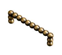 DSWZLQDXB Drawer Pulls Brass Wardrobe Knobs Antique Bronze Cabinet Handles Kitchen Handle Pure Copper Profiles Cupboard Door Levers Retro Style (Hole spacing 224mm)