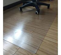 DSWZLQDXB Floor Protector Mat Transparent Frosted PVC Hard/Wood/Tile Floor Protection Mat Thickness 1.5mm,Durable Waterproof Floor Covering Clear,Rectangular Office Desk Pad Frosted (145x200cm)