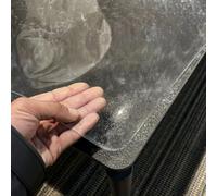 DSWZLQDXB Frosted Table Cover Protector Clear Tablecloth PVC Table Top Protector,Transparent Desk Oil Proof,Plastic Tablecloth for Writing Desk,Customized (1.5mm,40x120cm)