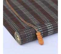 DSWZLQDXB Roman Blinds,Bamboo Roller grey,Bamboo Roll,Shade curtains home,roller blinds partition vintage tea room restaurant decorative,blackout sunshade Shutter for Windows Garden (W60 x H130cm)