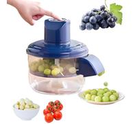 DSXVJHD Electric Grape Peeling Machine, Rechargeable Automatic Garlic Fruit Aid Peeler for Home Kitchen Use, Multifunctional Small Fruit Tomato Skin Remover Tool with 5 Stainless Steel Blades