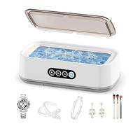 DSXVJHD Ultrasonic Jewellry Cleaner, 650ml 48 kHz Professional Jewellry Cleaner Machine, Portable Sonic Cleaner with One-Touch with 3 Time Modes, 360° Deep Cleaning for Jewelry Necklace Ring Glasses