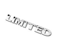 DSYCAR Auto Tuning Limited Trunk Hood Door Emblem Badge Decal 3D Metal LIMITED Car Side Fender Rear Trunk Emblem Badge Sticker Decals (silver)