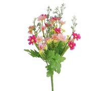 DSYJ Bouquet Calla Lily Artificial Flowers for Outdoors Window Vase Decoration Wedding Party Home Decor Latex Real Rose Red and Pink 1 Pack 33cm Artificial Plants