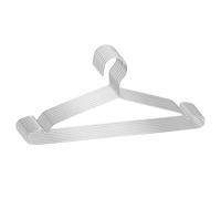 DSYJ Shiny Chrome Metal Shirt Hanger 10pcs, Space Saving Silver Metal Clothes Hangers, Heavy Duty Strong Metal Wire Hanger for Blouse Dress Coat Jacket Trousers