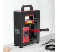DSYOGX 5 Ton Hydraulic Press 900W 220V Hydraulic Tech Heat Press Machine with Dual Heating Plates 2.4"X4.7'' Heat Press Machine, Pressure Range: 0-5000kg (72500psi)