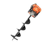 DSYOGX 71CC Petrol Engine Earth Auger with 3 Drill Attachments in Varying Sizes, 2 Stroke Petrol Air-Cooled Single Cylinder Earth Auger Fence Post Hole Borer, with 4" 6" 8" Bit