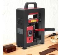 DSYOGX Hydraulic Heat Press Machine, Manual Heavy Duty Hydraulic Tech Heat Press Machine, 0-14000psi Pressure Range, Pressing Size: 6x12cm, Timing Range: 0-999 Sec, for Homes, Garment Factories