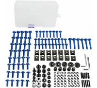 DSYSRX 177PCS Motorcycle Bolts Kit Screws Complete Full Fairing Bolts Kit Washer Fastener Clips Steel Nuts for yamaha FZR1000 1994 For FZR400 1989 1990 For FZR400S 1988 1990