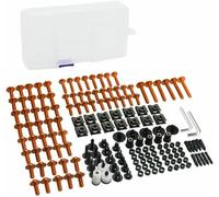DSYSRX Motorcycle Complete Full Fairing Bolts Kit Bolts Kit Screws Washer Fastener Clips Steel Nuts 177PCS For Kawasaki For Ninja 300 400 650 1000 250SL/ZX6R ZX14 ZX-10R ZX-11 ZX-9R ZX-7R