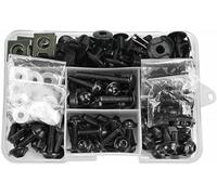 DSYSRX - Motorcycle Full Bolt Nuts Motorcycle Fairing Bolt Windshield Bolts Screw Set Screws Clips 177cs For Honda for CBR250R 2011 2012 2013