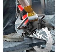 DSYYNAY 16.5" Toroidal Electric Concrete Saw Without Adjustment, 8900 W | with 2 Diamond Blades | 2 M Cut In 3 Min, for Granite and Reinforced Concrete