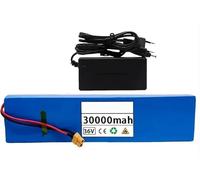 DSYYNAY Caimcie 36V 30Ah E-Bike Battery Pack, 10S3P High Power Lithium Battery with Charger, Designed for 200W-800W Electric Bicycle Motors, Durable Replacement Battery Pack