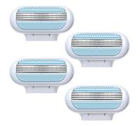 Dszemie 4 Pcs venus razor blades for women,Replacement Razor Blades Compatible with Gillette Venus Smooth Razor, 3 Layer for Effortless Glide for Women Shaving