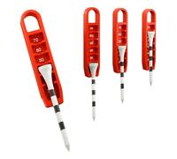 Dszemie Golf Tee Elevator, Golf Tee Height Gauge Elevator 3D Printed, Golf Tee Height Selector Block and Built in Pitch Mark Repair Tool, Combines All 3 in 1 Usage, Lightweight Portable
