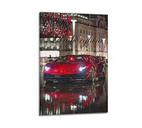 DSZLJY Race Car Poster for Streamlined Aventador SVJ at Top Speed Poster Decorative Painting Canvas Wall Posters And Art Picture Print Modern Family Bedroom Decor Posters 08x12inch(20x30cm)