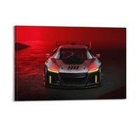 DSZLJY Racing Car Poster for R8 LMS GT3 Luxury Sport Car Poster Decorative Painting Canvas Wall Posters And Art Picture Print Modern Family Bedroom Decor Posters 08x12inch(20x30cm)